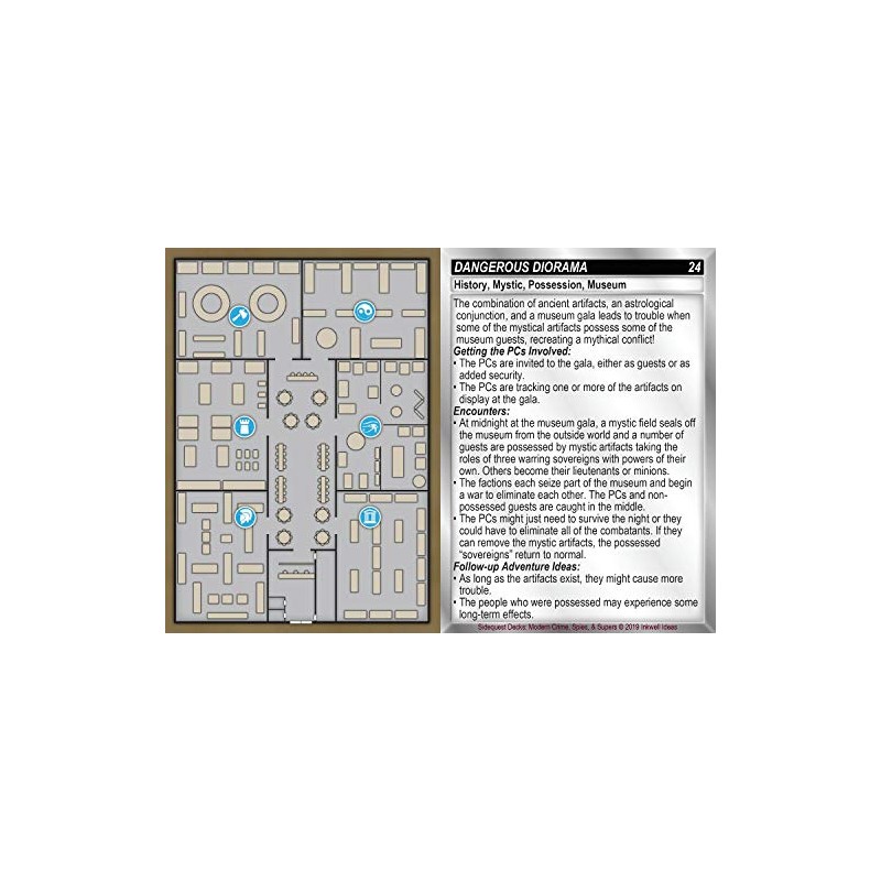 Sidequest Decks: Modern Crime, Spies, & Supers