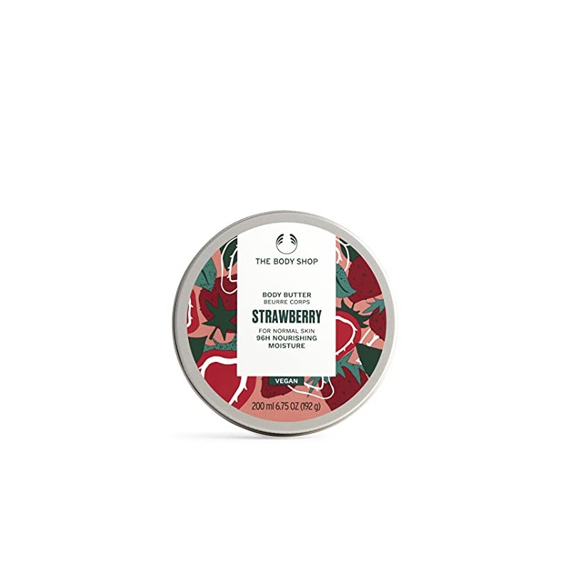 The Body Shop Manteca corporal de fresa, suavizante hidratante corporal,