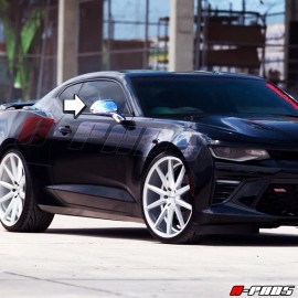 ADEALS For 2016~2017 18 19 2020 21 CHEVY CAMARO FULL MIRROR Chrome Cover OVERLAY