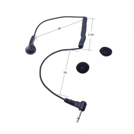 ON2MAX 2x 3.5mm Listen Only Acoustic Police Headset Earpiece for Motorola Speaker Mic