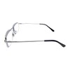 Calabria R754 Rectangular Metal Reading Glasses +2.00 Shiny Silver Men