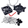 JZK 80mm Dual 5V USB DC cooling fan with 3