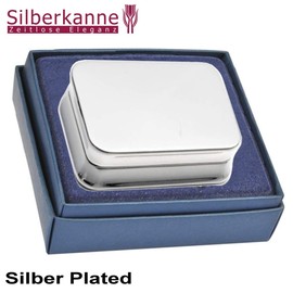 Pill Box Hamburg 6 x 4 x 1.5 CM Silver-Plated
