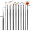 AIMALL 15PCS Nail Art Brushes and Dotting Pen Set for