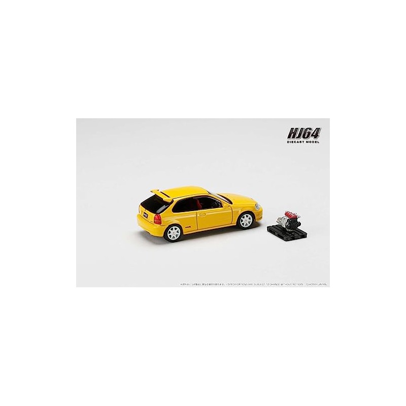 1/64 Honda Civic TYPE R (EK9) 1997 with Engine Display