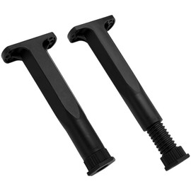 DDHOMIN 4 PCS Adjustable Plastic Support Legs for Bed Frames, Sofa, Furnitures and Tables (195mm-375mm)