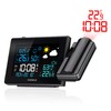 Kienzle Wireless Weather Station with Projection, Colour Display, Outdoor Sensor,