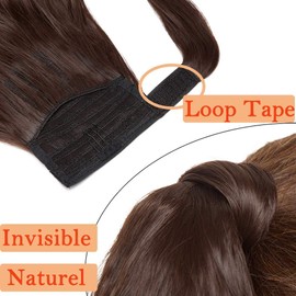 SEGO Corn Wave Clip-In Ponytail Hair Extension, Hairpiece, Just Like Human Hair