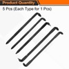 HARFINGTON 5pcs Offset Screwdriver Set Phillips Slotted Head Right Angle