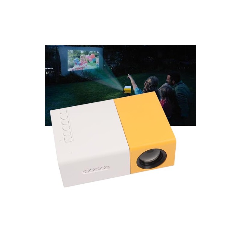 Mini Projector, Portable 1080P HD Projector, Home Theater Video Projector