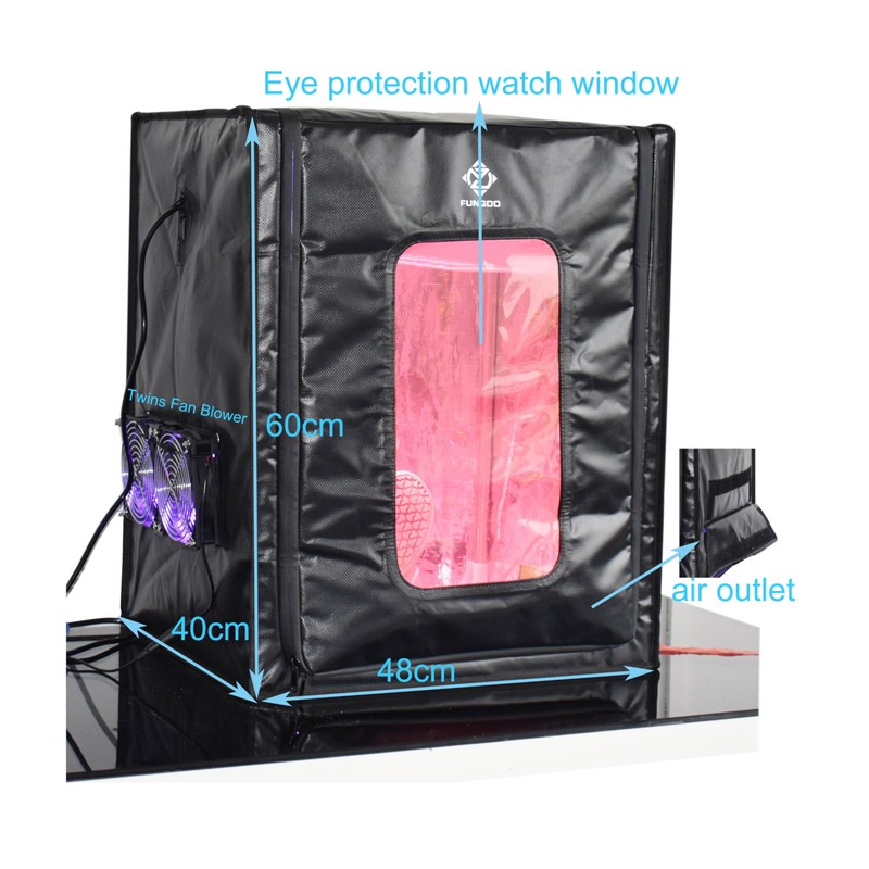 FUNGDO DIY Enclosure with Cooling Fan for DIY Shoe Icing