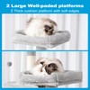 Hey-brother Large Multi-Level Cat Tree Condo Furniture with Sisal-Covered Scratching