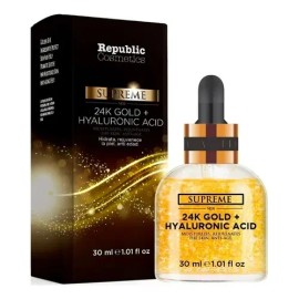 Suero Facial Supreme Oro 24k  Ac. Hialurnico Republic 30ml Todo Tipo De Piel Danoche                                                                  
