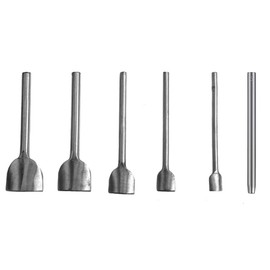 Leather Half Round Cutter Punch, Steel Corner Hole Belt Circle Craft Tools for Wallet End Garden DIY Handwork Project, 5-30mm