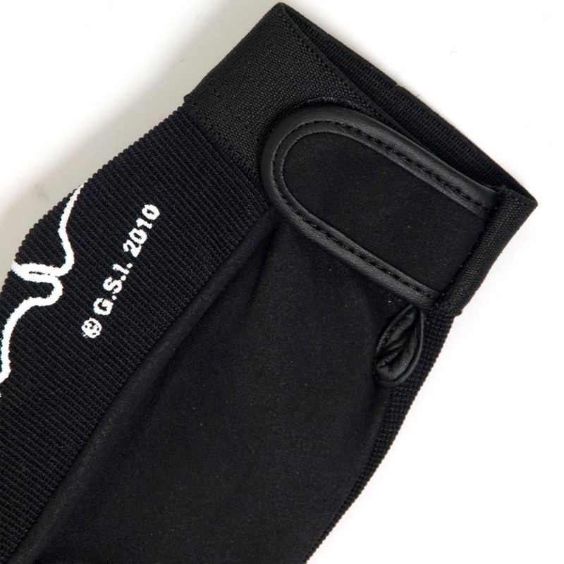 Hot Leathers Skeleton Finger Mechanic Gloves (Black, Small)