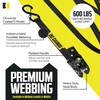 DC Cargo Mall Ratchet Straps Tie Downs 4 Pack (1,800