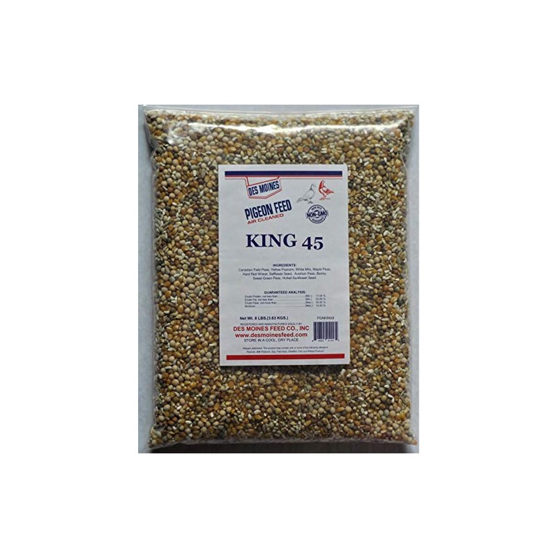 King 45 Pigeon Mix (17%) 8 lbs