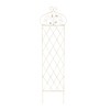 Pure Garden 50-LG5077 (Antique White) Garden Trellis-for Climbing Plants