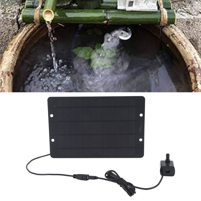 Solar Water Fountain Pump Set 6V 10W USB Solar Fountain