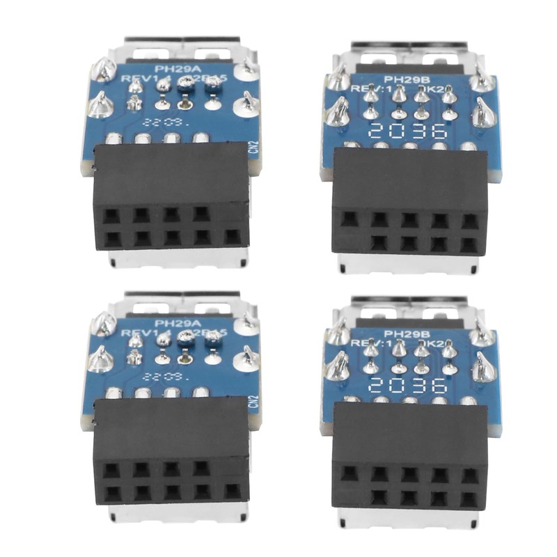 ECSiNG 4pcs 9 Pin / 10 Pin Motherboard Female Header