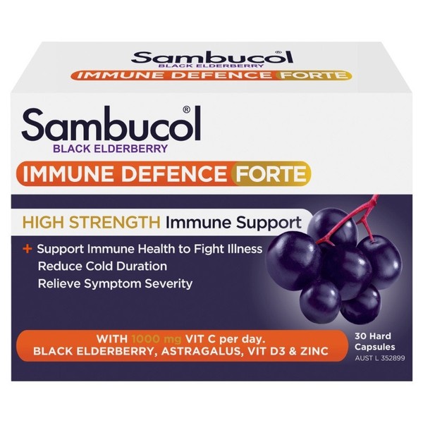 Sambucol Immune Defence Forte High Strength Cap X 30