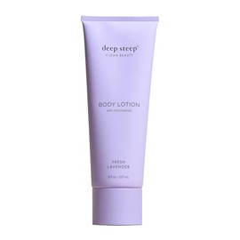 Deep Steep Body Lotion with Niacinamide for Long Lasting Hydration 8oz (8 Fl Oz (Pack of 1), Fresh Lavender)