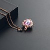 QGJNSGC Angle Wings Heart Urn Necklace for Men Women Cremation