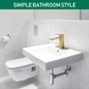 VOTON Brushed Gold Bathroom Sink Faucet Single Handle with Pop-up