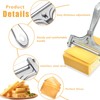 Adjustable Cheese Slicer with 4 Extra Wires Replacement, Hand Held