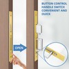 Pocket Door Hardware Mortise Lock with Pull, Privacy Recessed Handle