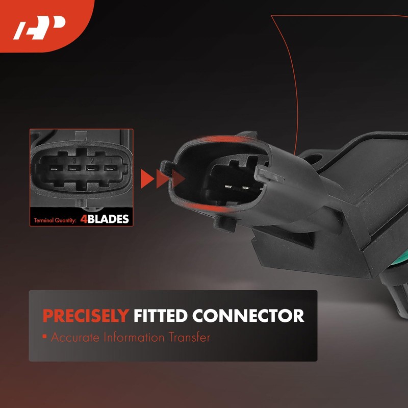 A-Premium Manifold Pressure (MAP) Sensor [4 Pins] Compatible with Ford