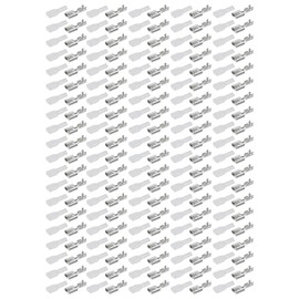 Savagrow 100 Sets Male and Female Wire Spade Connector 6.3mm Electrical Wire Crimp Terminal Block with Insulating Sleeve Kit