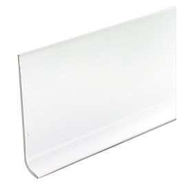 M-D Building Products 73897 4-Inch by 60-Feet Dry Back Vinyl Wall Base, White