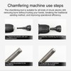 Herramienta de Desbarbado de Chaflán Externo, Broca de Desbarbado con