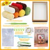 IMZAY Sunflower Crochet Kit with Photo Frame, Sunflower Knitting Weaving