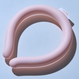 KOREAC_ ISWING Neck Cooling Tube Neck Wrap - Ice Cold Lasts for Hours, Durable & Resuable, Cool Comfort for Hot Car, Work Area, Lawn Care, or Travel (Light Pink_M, 1EA)_for Women and Kids