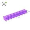 WELLGRO Pill Box for 7 Days, Pill Box, 1 Compartment