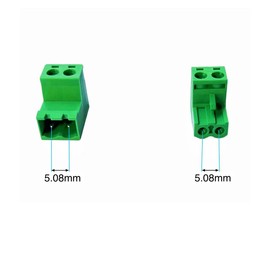 10 Sets 5.08mm Pitch Male & Female PCB Screw Terminal Block Connector 2Pin Phoenix Type Plug 300V 15A