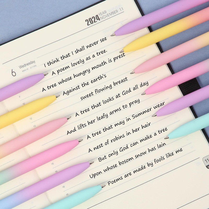 Mr. Pen- Ballpoint Pens, 12 Pack, Gradient Color Barrels, Black