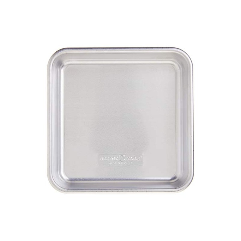 Nordic Ware 47500 Molde para Pan Cuadrado, Aluminio, 20 cm/8