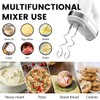 Pack of 2 dough hooks for hand mixers, stainless steel