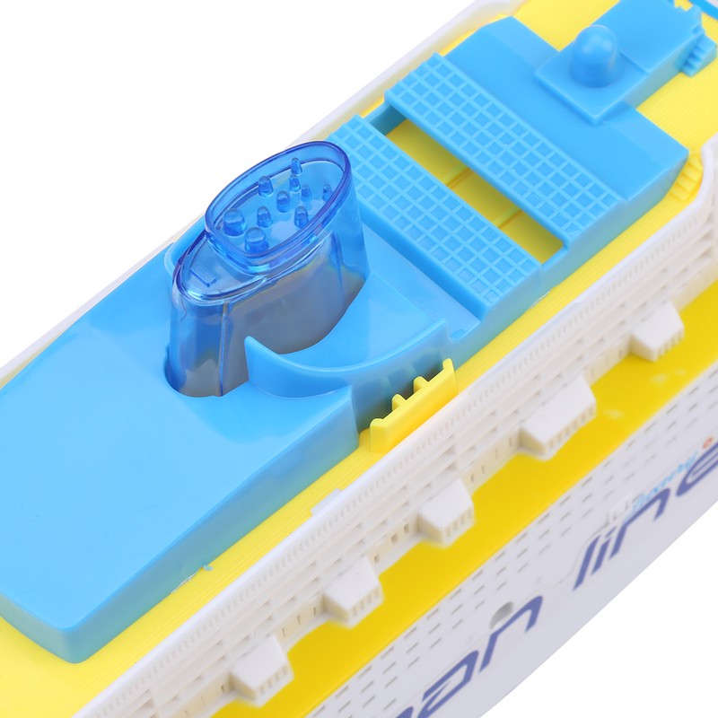 Electric Ocean Liner Cruise Ship Flashing LED Light Kids Musical