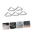 WOONEKY 45pcs Triangle Buckles for Trampoline Metal Rings for Safe