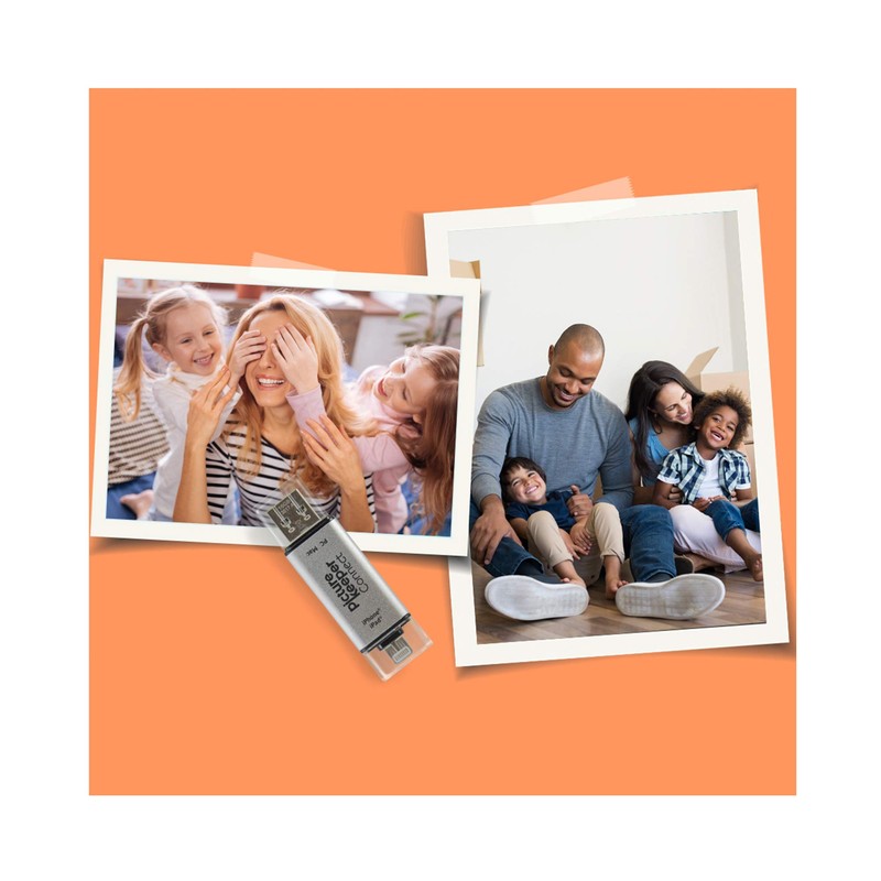 Picture Keeper Connect Photo & Video Flash Drive for PCs,