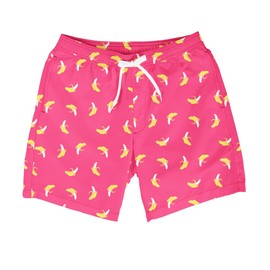 Tipsy Elves Pink Banana Peel 4 Way Stretch Swim Trunks for Men Size X-Large