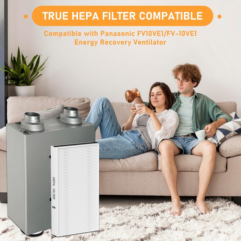 Allisfresh FV10VE1 Dust Air Filter Replacement Compatible with Panasonic Models