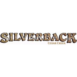 RV Decals 4U  Silverback RV Word Logo GOLD Lettering decal Graphic CEDAR CREEK 42.5x6.25