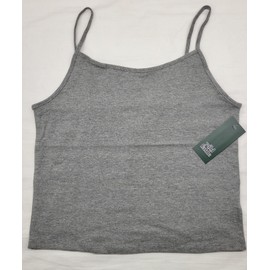 Wild Fable Gray Cropped Cami Tank Top - Size L - NWT