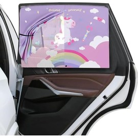 Parasol Ventana Lateral de Dibujos Animados, parasol coche nino, parasol magnético para coche, protector de sol para carro niño, cortina para auto tu 