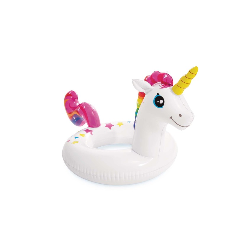 Intex Large Animal Rings Uninflated Size: 1.07m x 58cm (Unicorn),